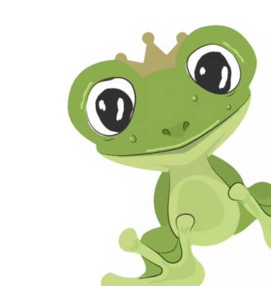 Serviette PAPER DESIGN (Silhouettes) - Frog Prince
