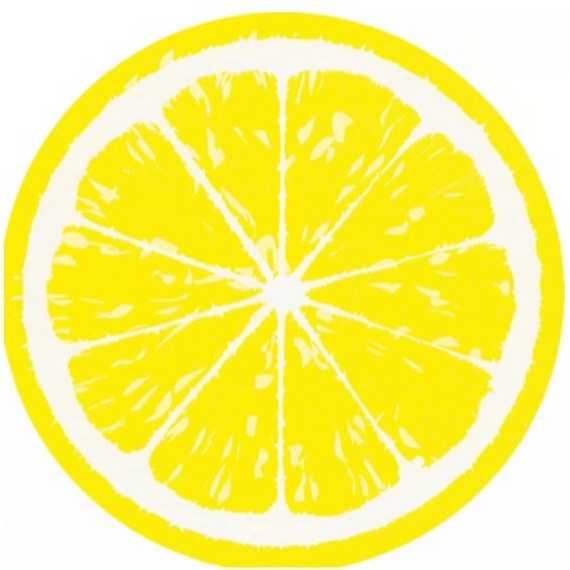 Serviette PAPER DESIGN (Silhouettes) - Lemon